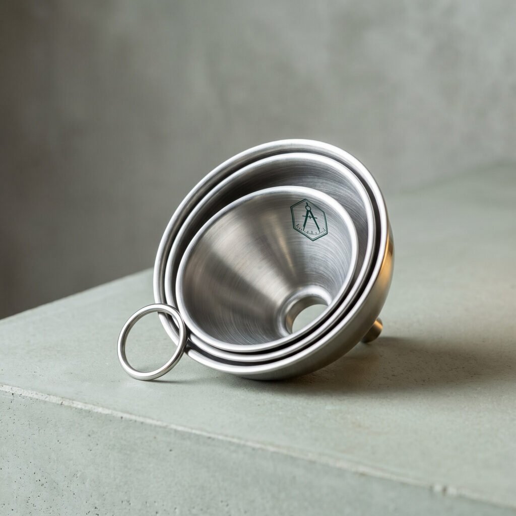 Stainless Transfer Funnel Set
